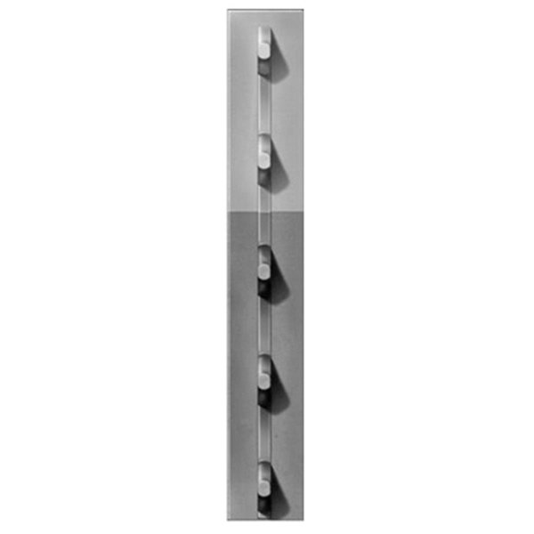 Grillsgonewild FRPT13300056Y5R 1.33 in. x 5 ft. 6 in. Gray Studded T-Post, 5PK GR800434